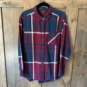 Eddie Bauer Women’s Stine’s Flannel Boyfriend Shirt